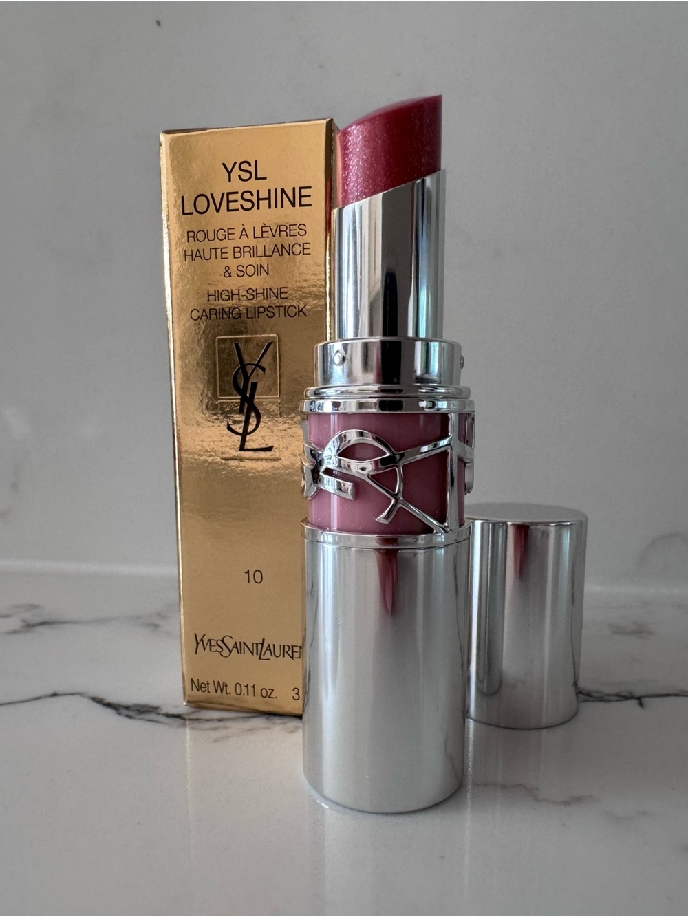 Yves Saint Laurent (YSL) Loveshine High-Shine Lipstick - #10 stardust love